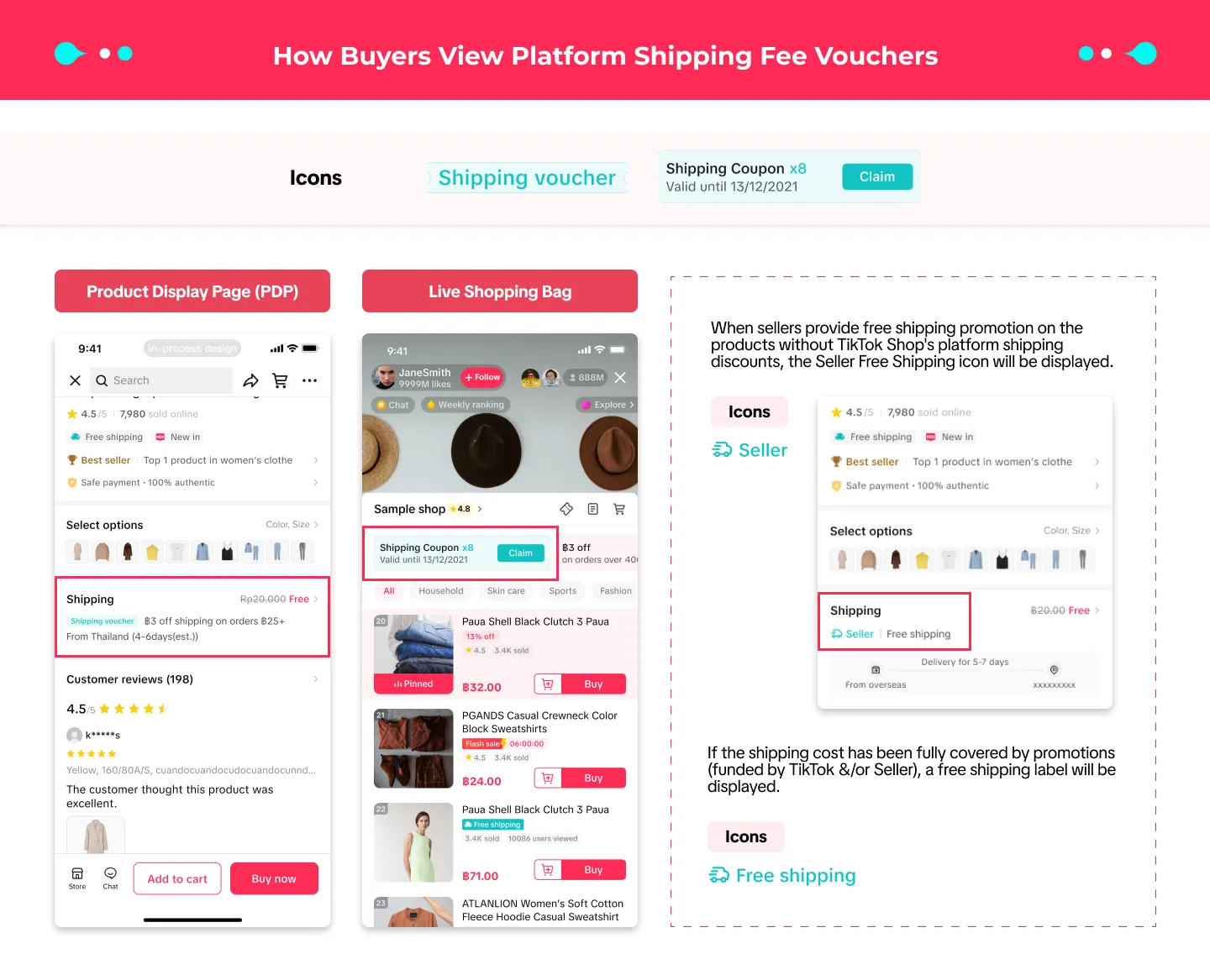 【泰国】运费和包邮券政策