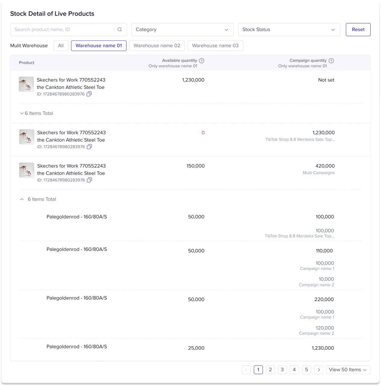 【英国/东南亚】库存看板
