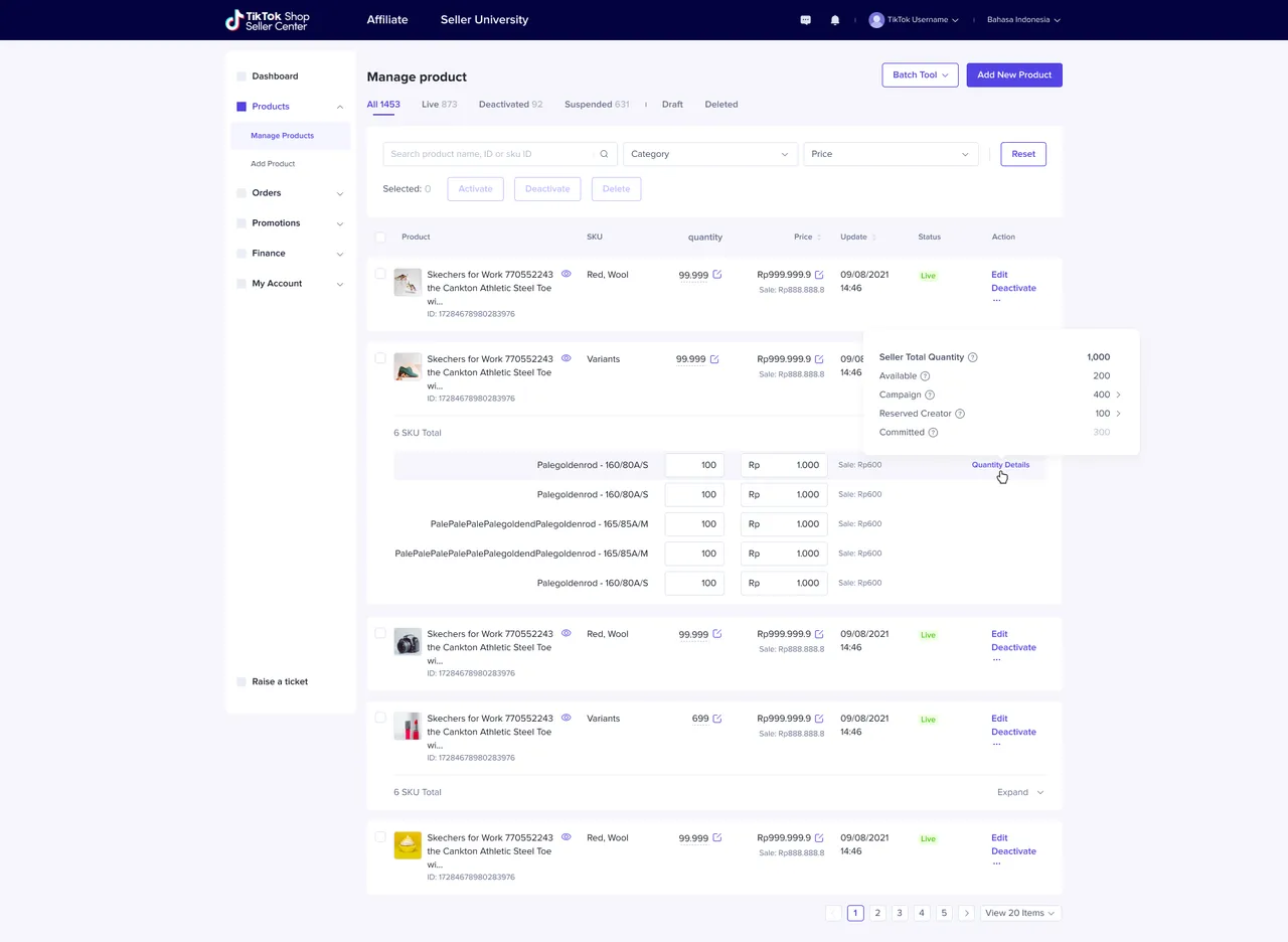 【英国/东南亚】库存看板