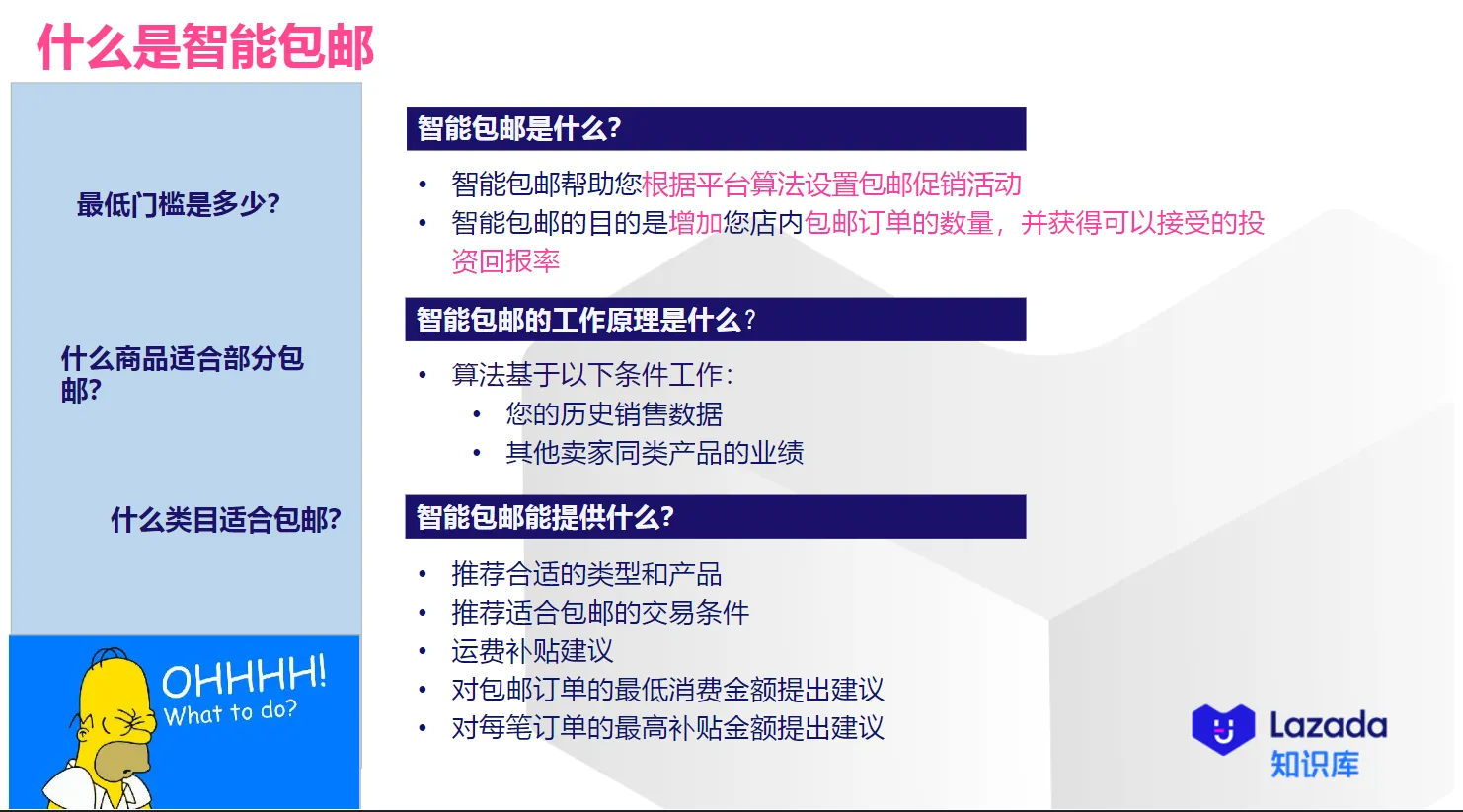 【Lazada知识大纲更新】Free shipping包邮