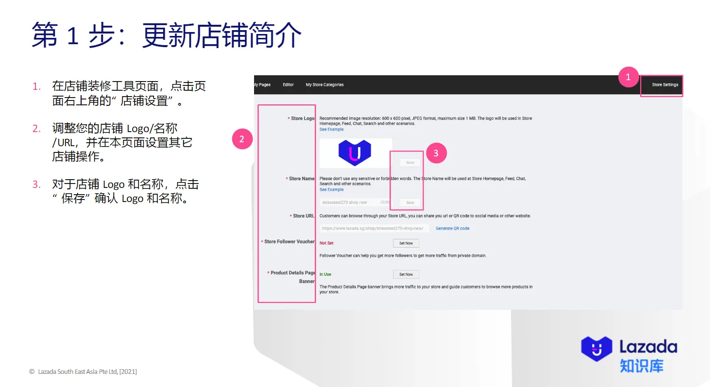 【Lazada知识大纲更新】店铺装修