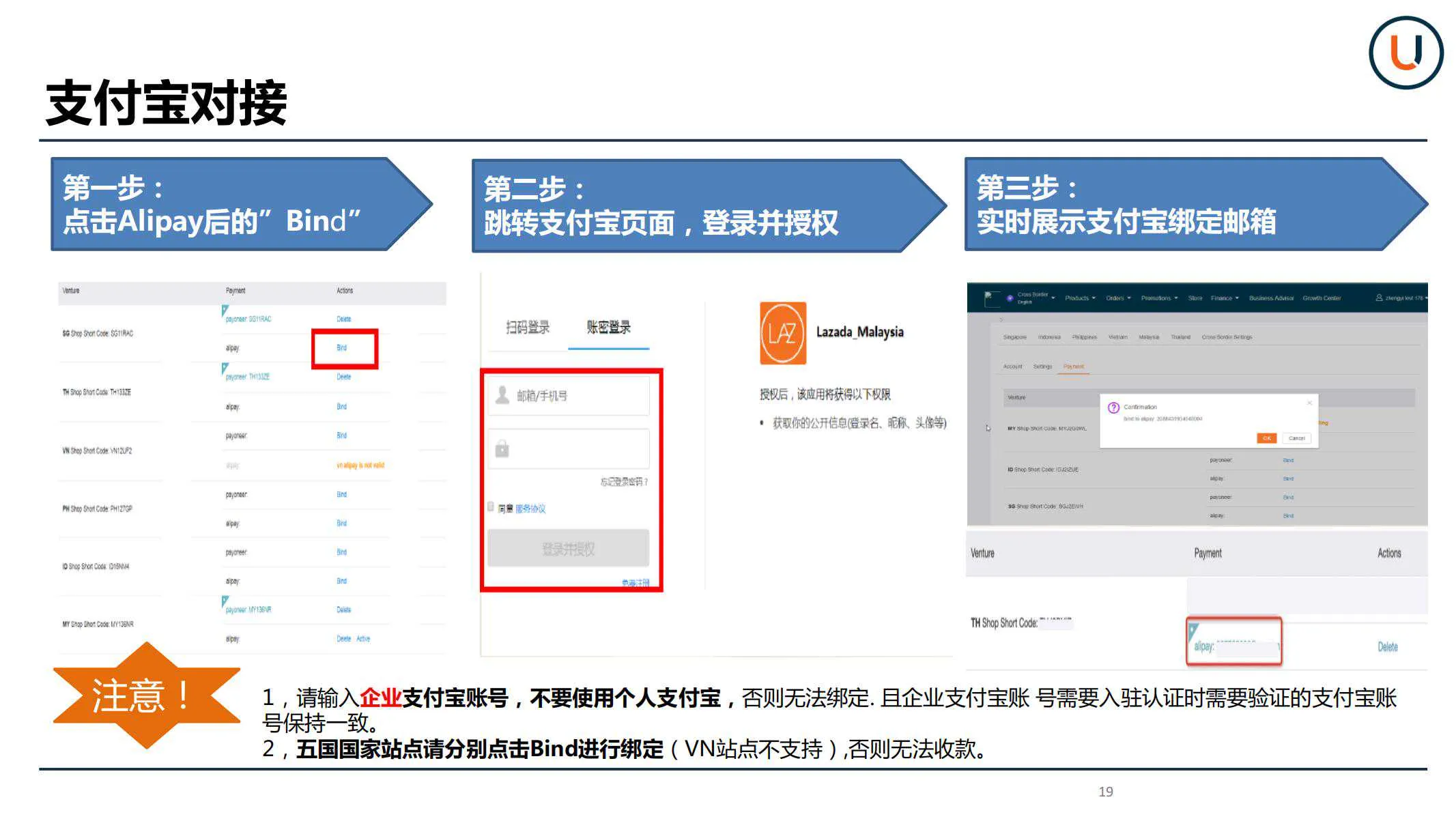 【Lazada知识大纲更新】如何绑定收款账户