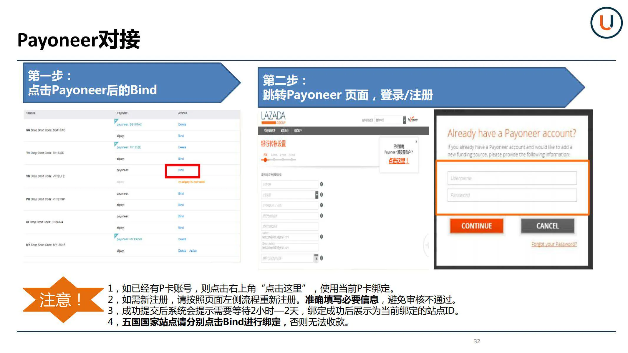 【Lazada知识大纲更新】如何绑定收款账户