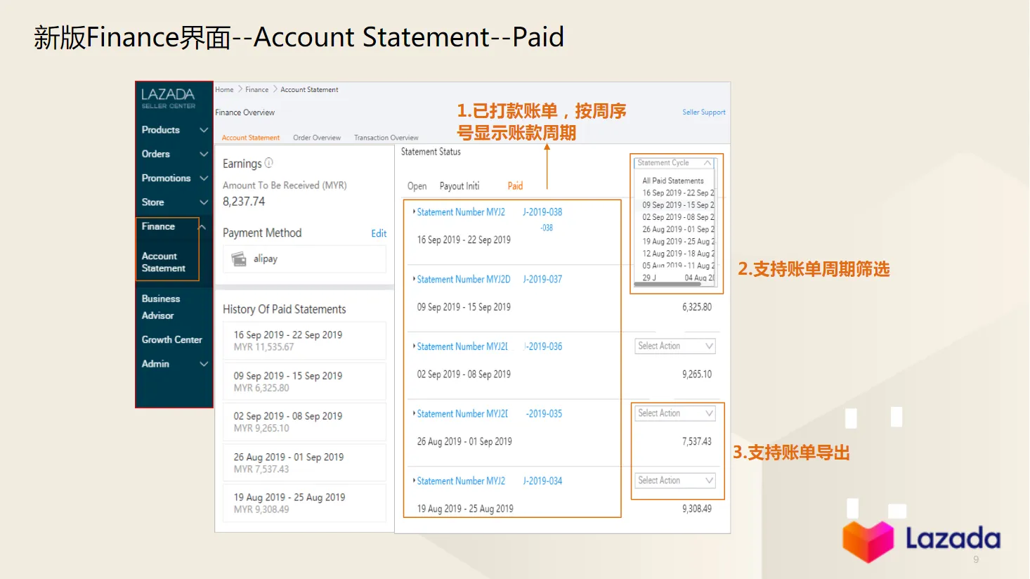 【Lazada知识大纲更新】财务对账指引