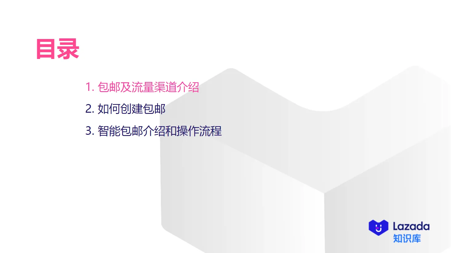 【Lazada知识大纲更新】包邮设置指南