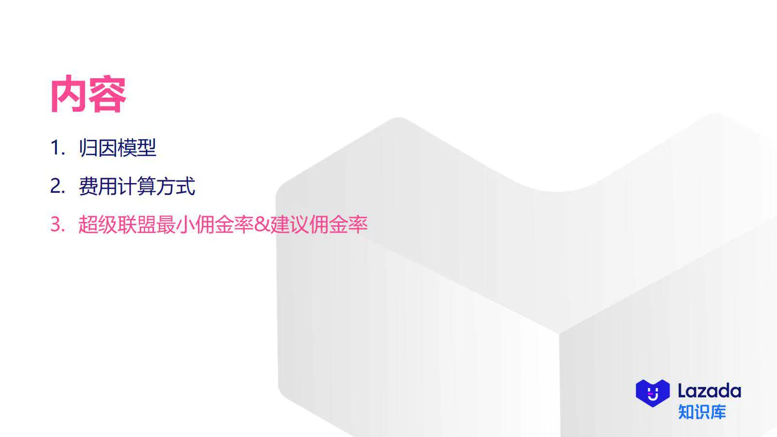 【Lazada知识大纲更新】超级联盟_归因&amp;费用