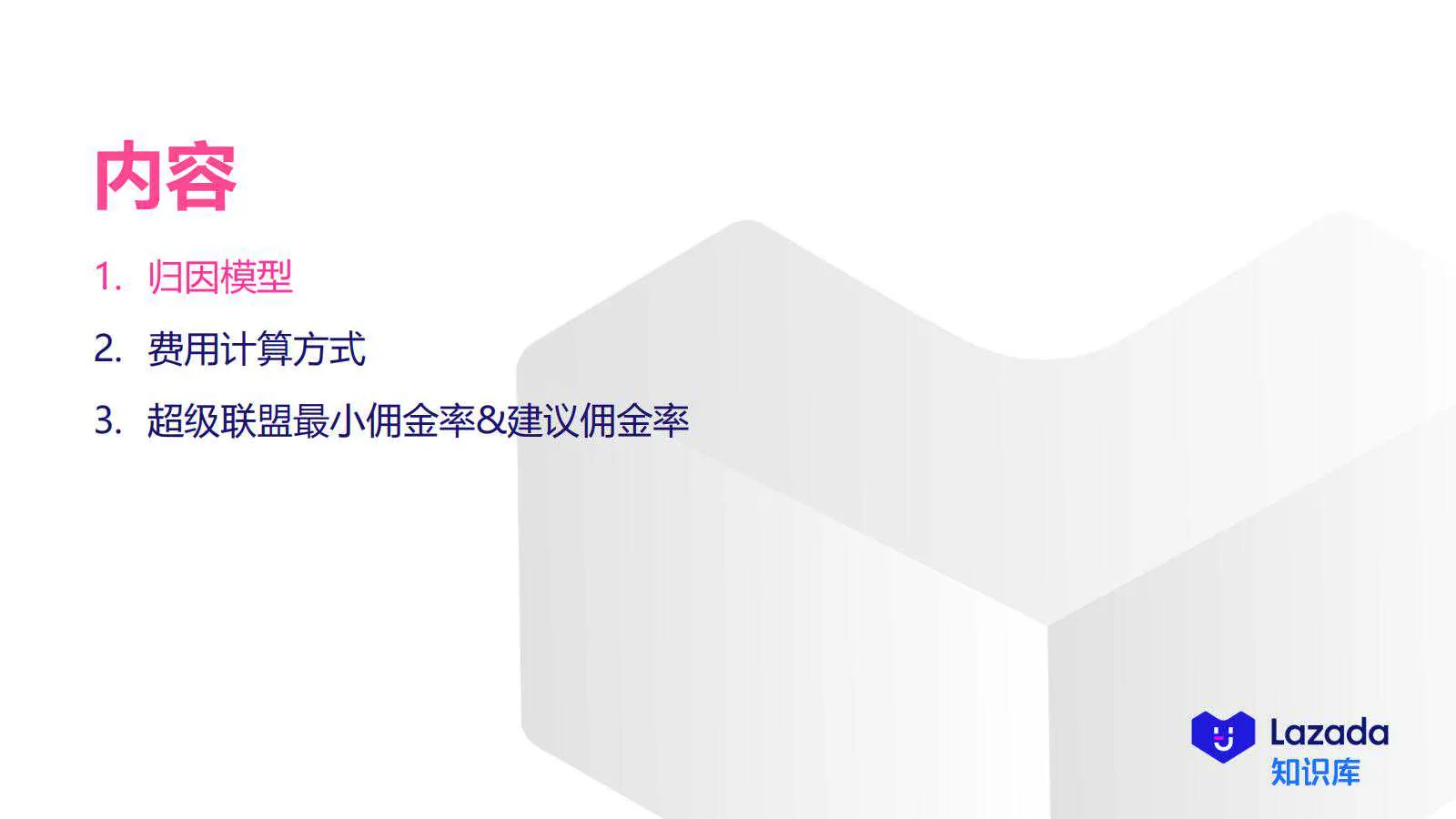 【Lazada知识大纲更新】超级联盟_归因&amp;费用