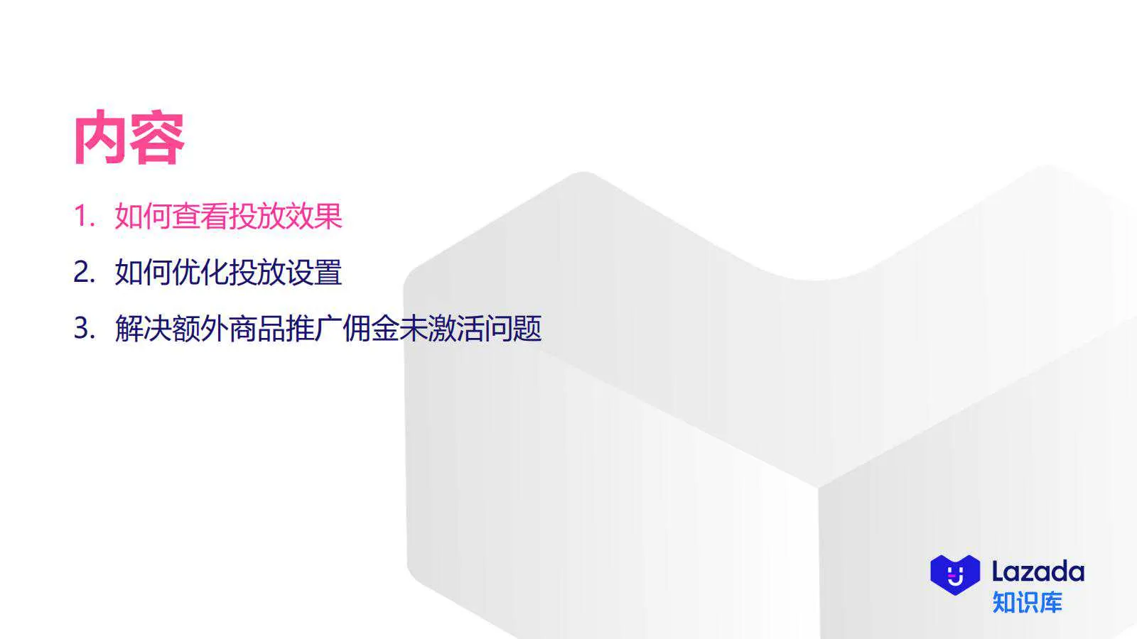 【Lazada知识大纲更新】超级联盟_投放效果&amp;优化