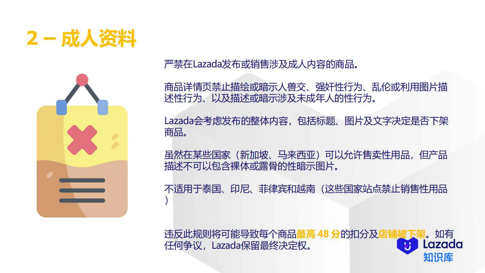 【Lazada知识大纲更新】超级推广_禁推品解析