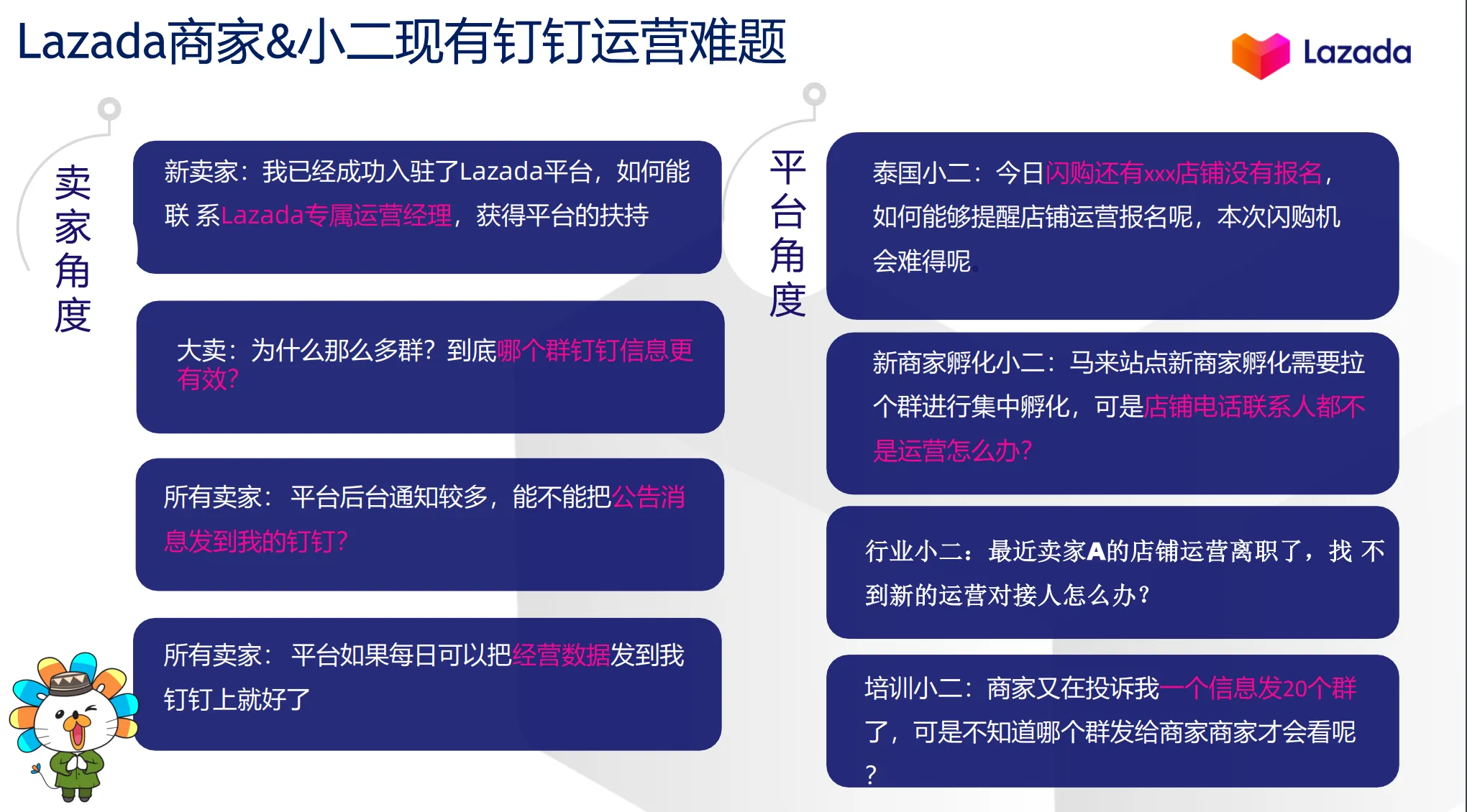 【Lazada知识大纲更新】钉钉账号绑定Lazada店铺操作指南