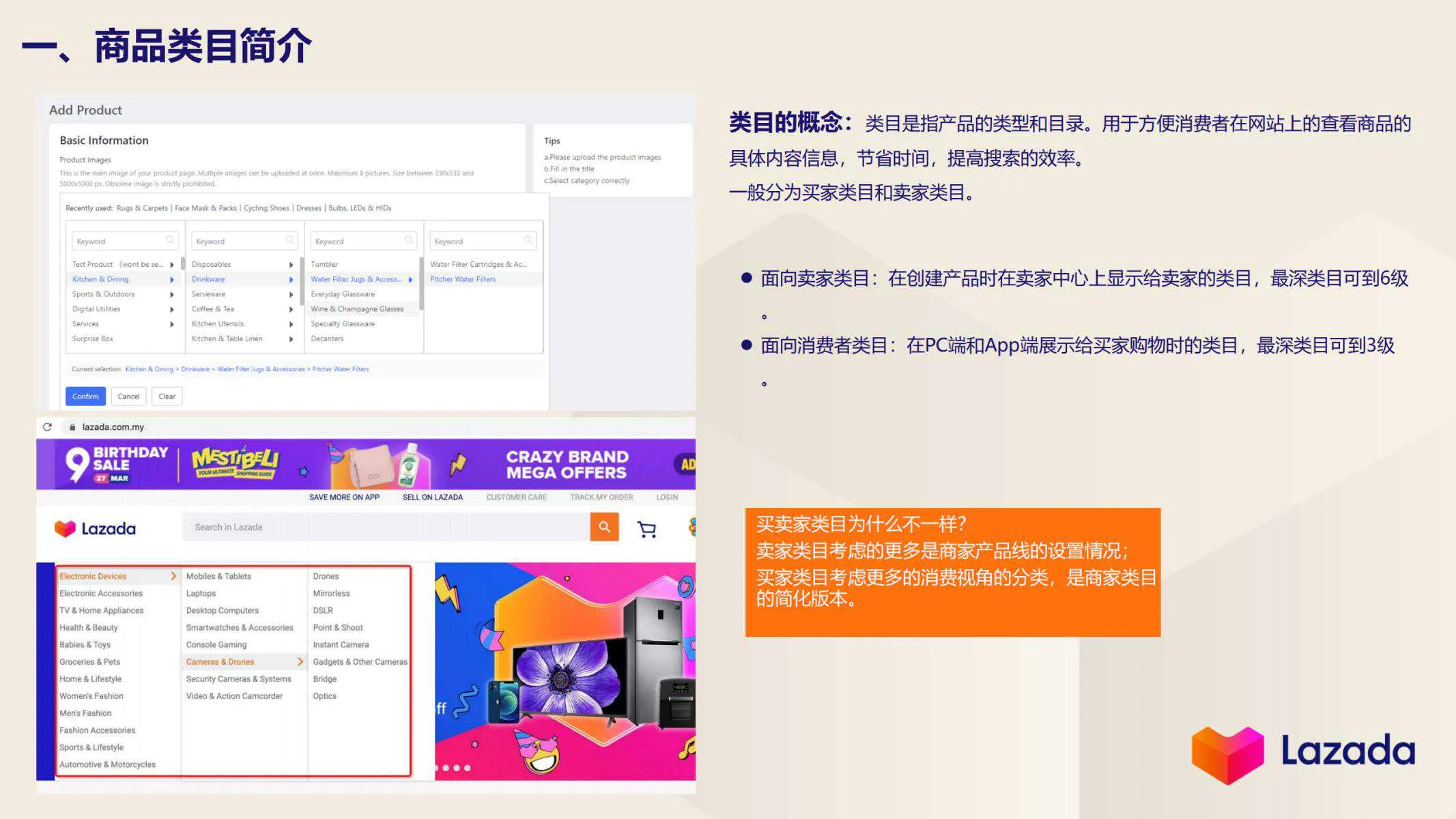 【Lazada知识大纲更新】如何选择正确类目上传