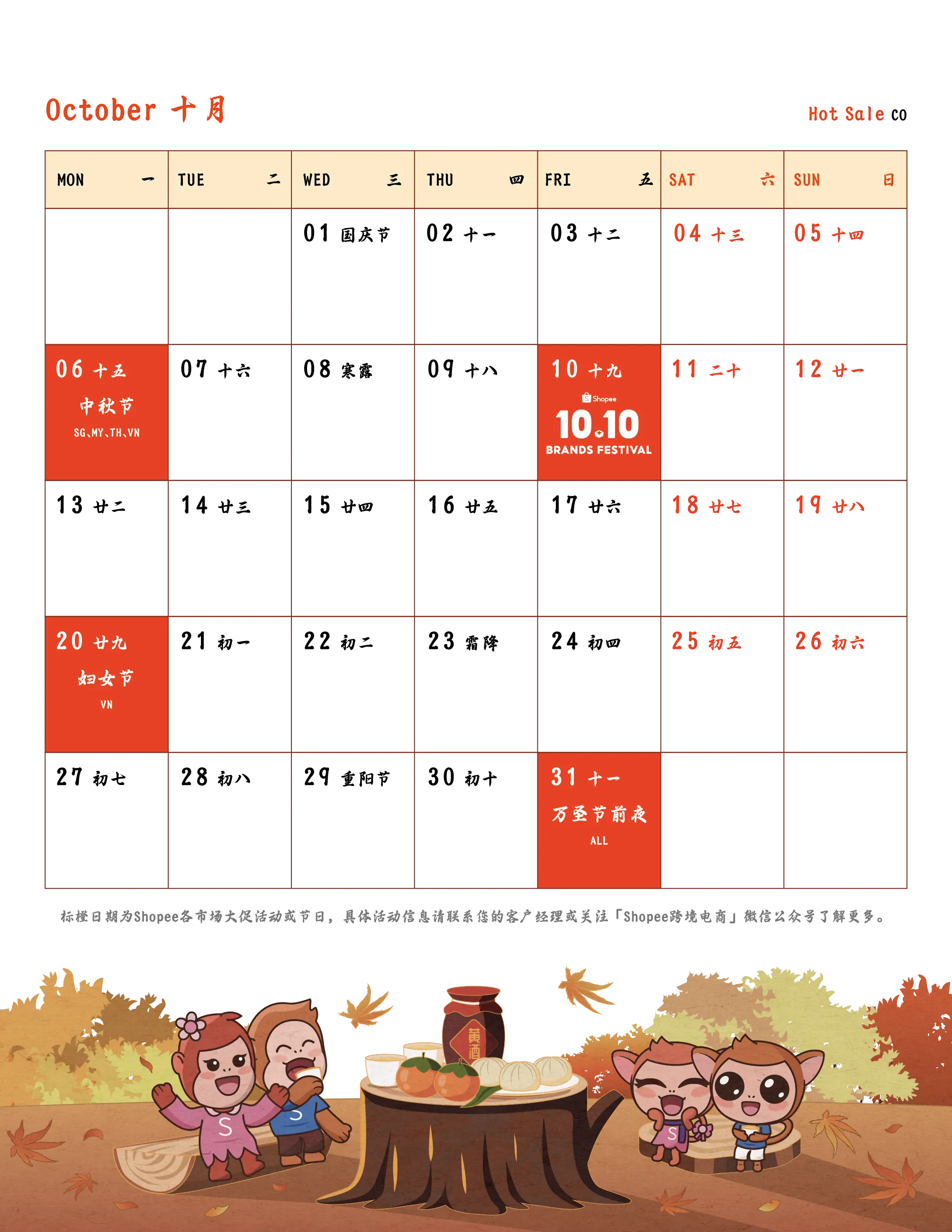 【Shopee知识大纲更新】2025年Shopee大促日历