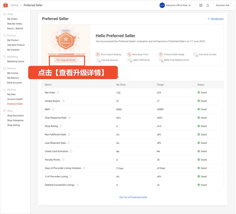 【Shopee知识大纲更新】优选+卖家政策