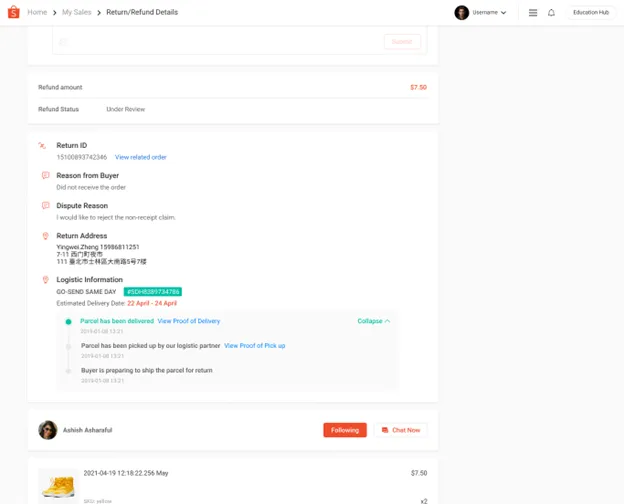【Shopee知识大纲更新】退货退款政策