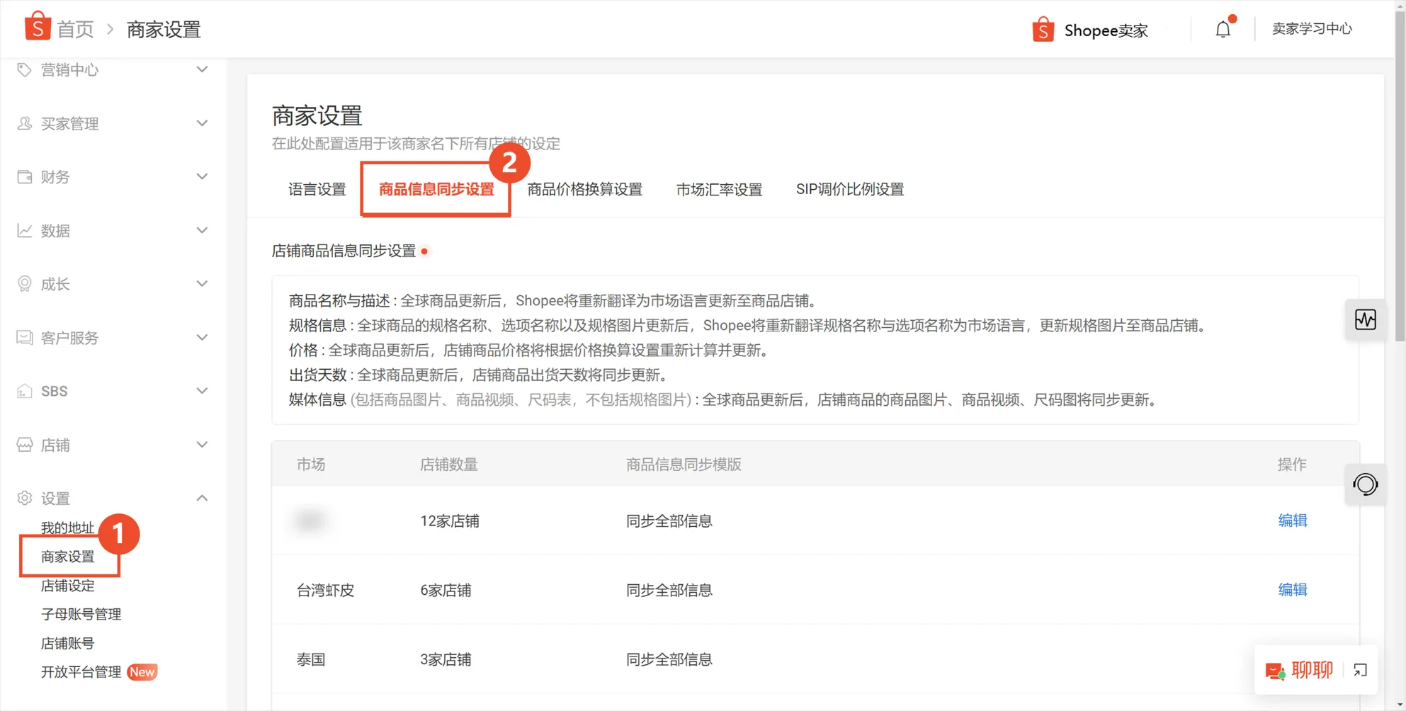 【Shopee知识大纲更新】中国卖家中心功能概览
