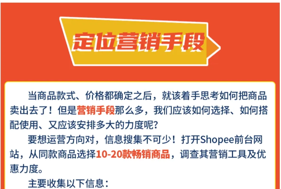 【Shopee知识大纲更新】如何根据市场进行产品定位
