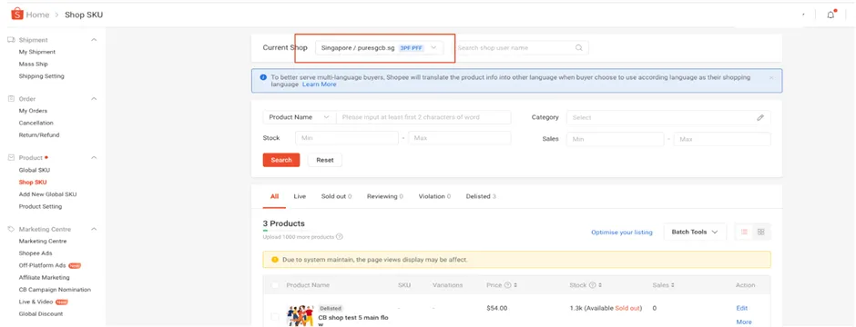 【Shopee知识大纲更新】3PF开店设置 - CNSC