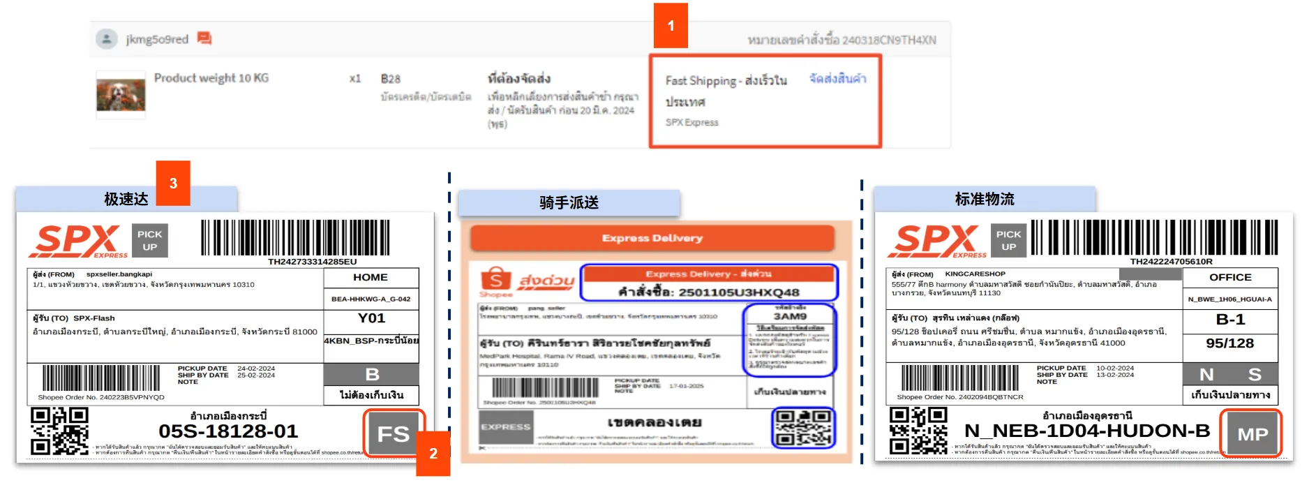 【Shopee知识大纲更新】3PF次日达项目 / 极速达项目