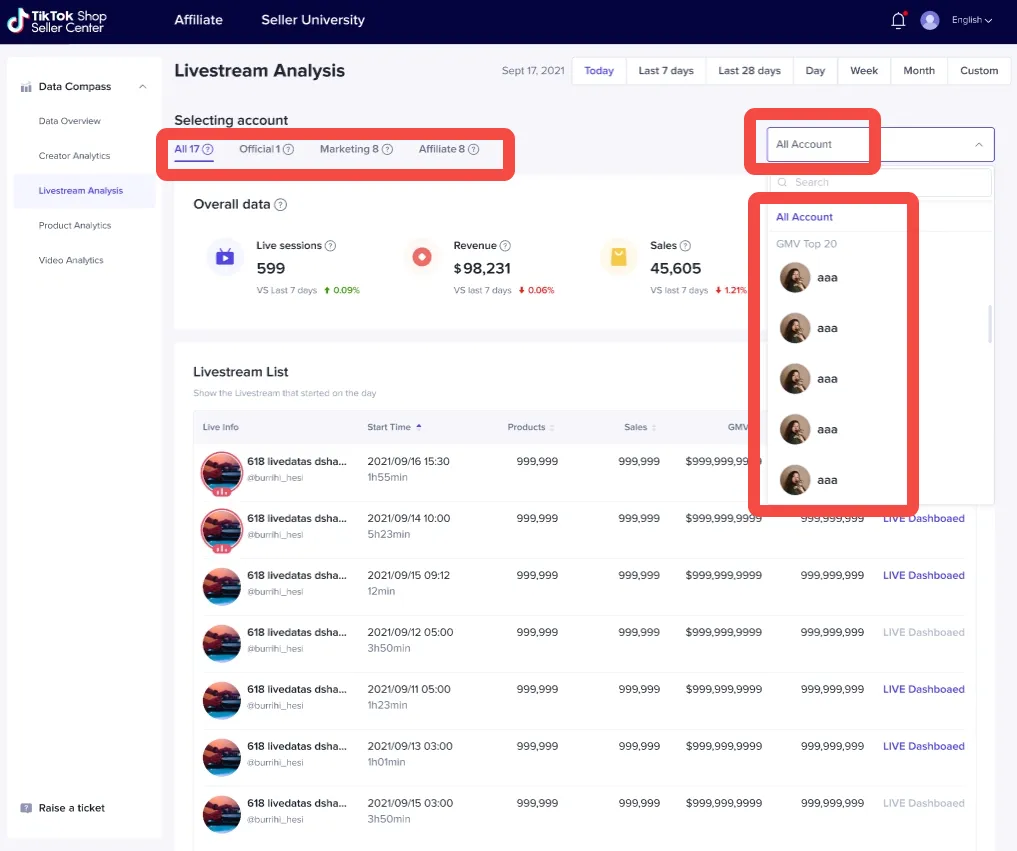 【英国/东南亚】直播大屏使用说明